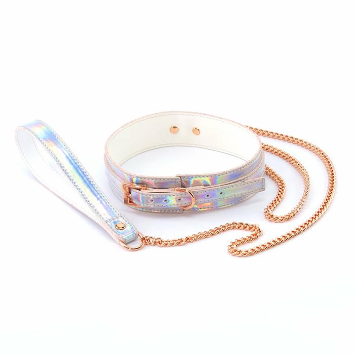 Cosmo Bondage Collar & Leash – Rainbow Lingerie