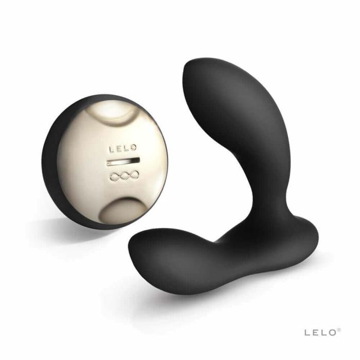 Hugo Remote Control Prostate Massagers Masturbators Black