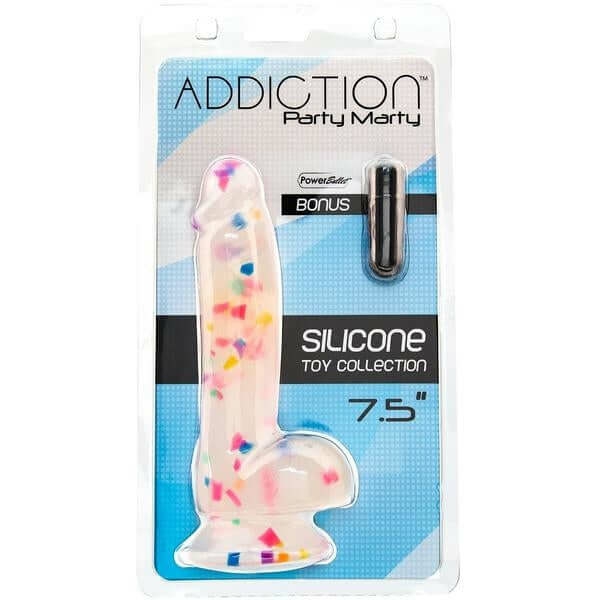 Party Marty Silicone Confetti Dong Dildos