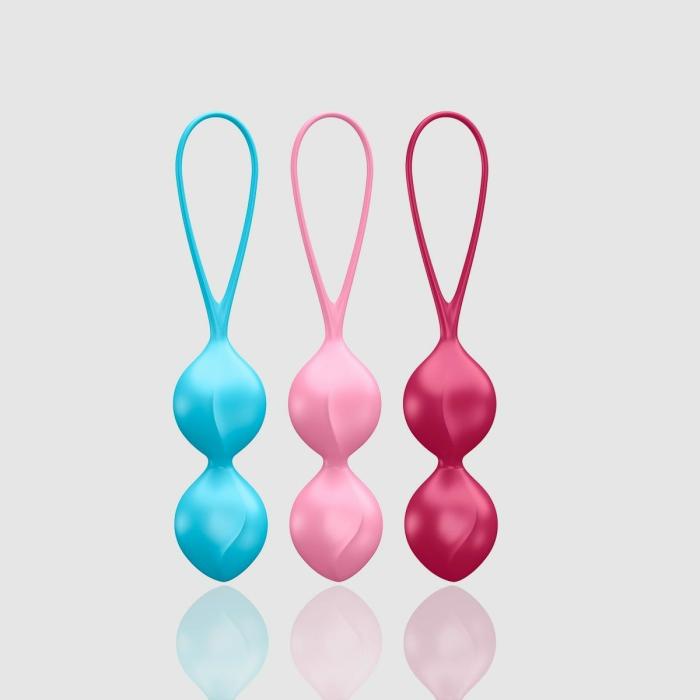 V Balls Kegel Balls – Multicolour Ben Wa / Kegel Balls