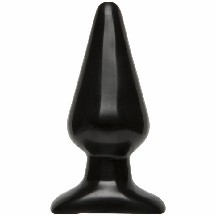 Classic Smooth Butt Plugs – Large, Black Anal Toys