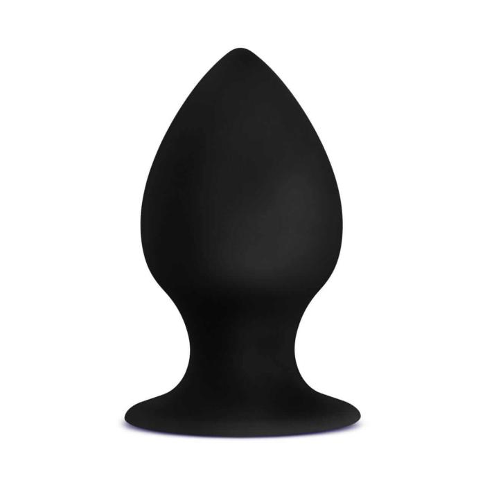 Silicone Anal Stout Plug – Medium, Black Anal Toys