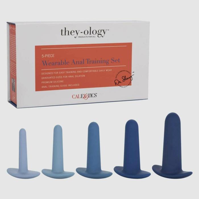 They-Ology 5-Piece Wearable Anal Training Set Dildos